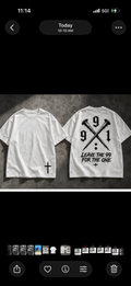 Premium heavyweight faded tee
